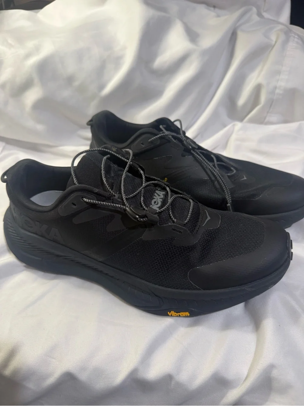 Hoka One On Mens 12D Black Transport Cordura Running Shoes PerformanceSneakers